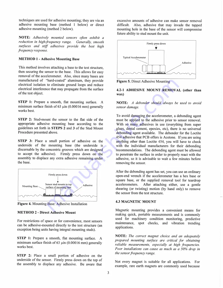 PCB Piezotronics 351B42 Installation And Operating Manual Download Page 6