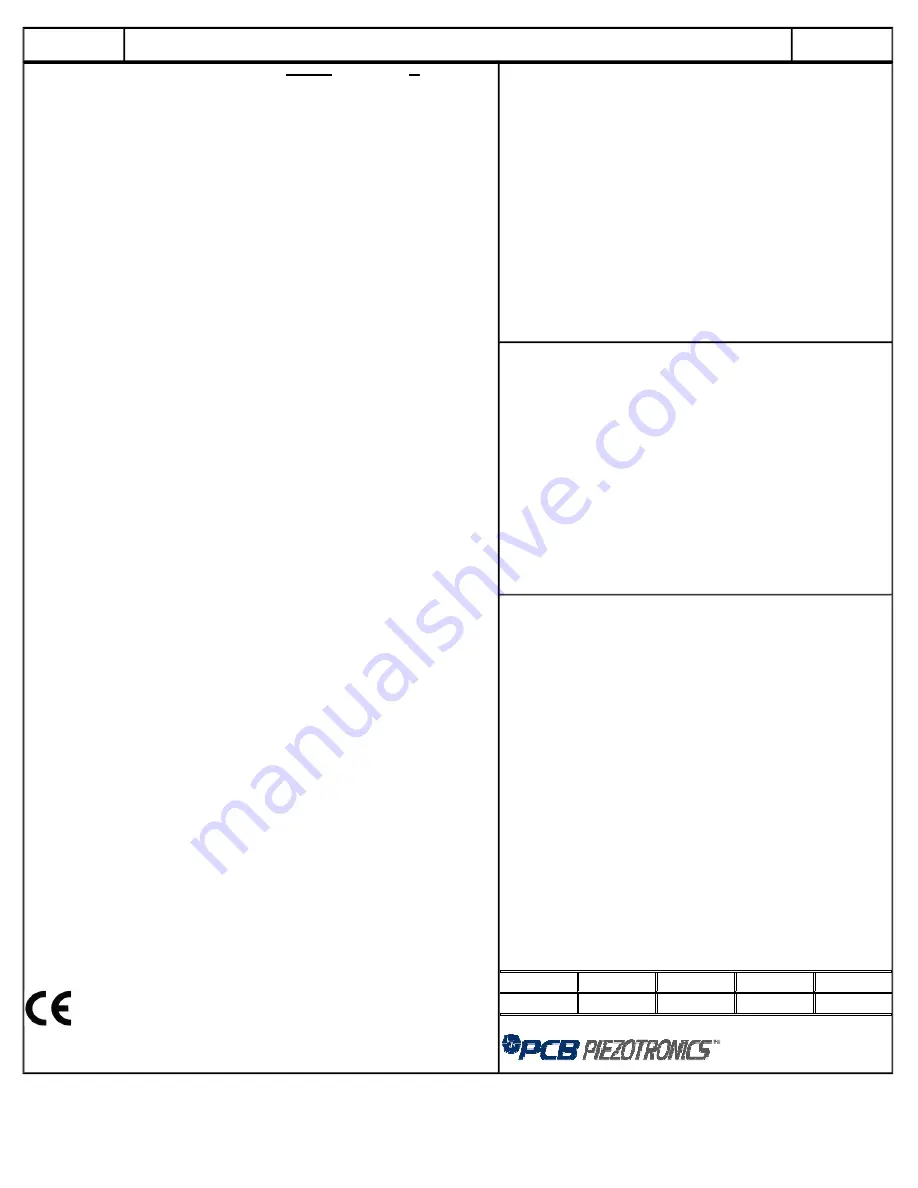 PCB Piezotronics 482C27 Скачать руководство пользователя страница 57