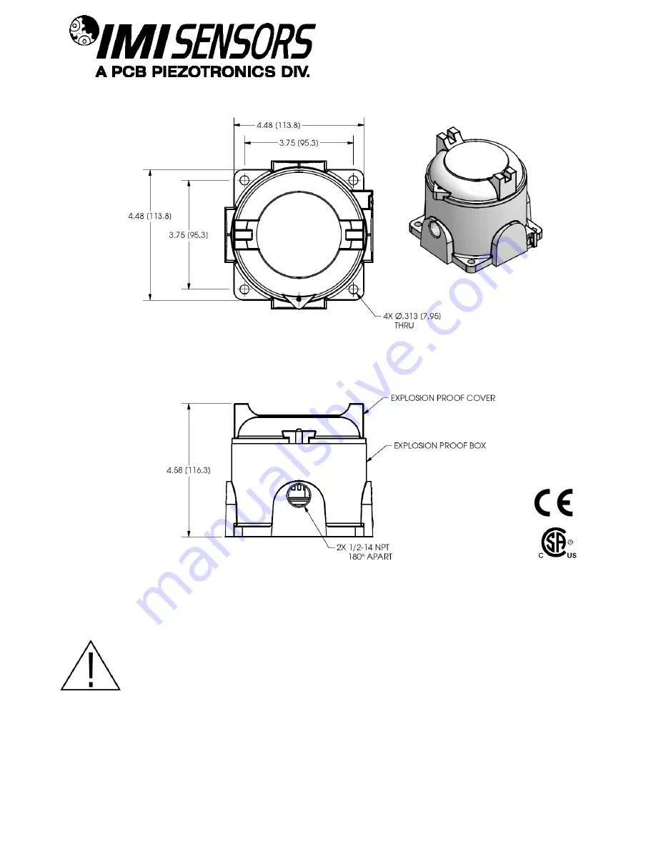 PCB Piezotronics 685B Series Installation And Operating Manual Download Page 12