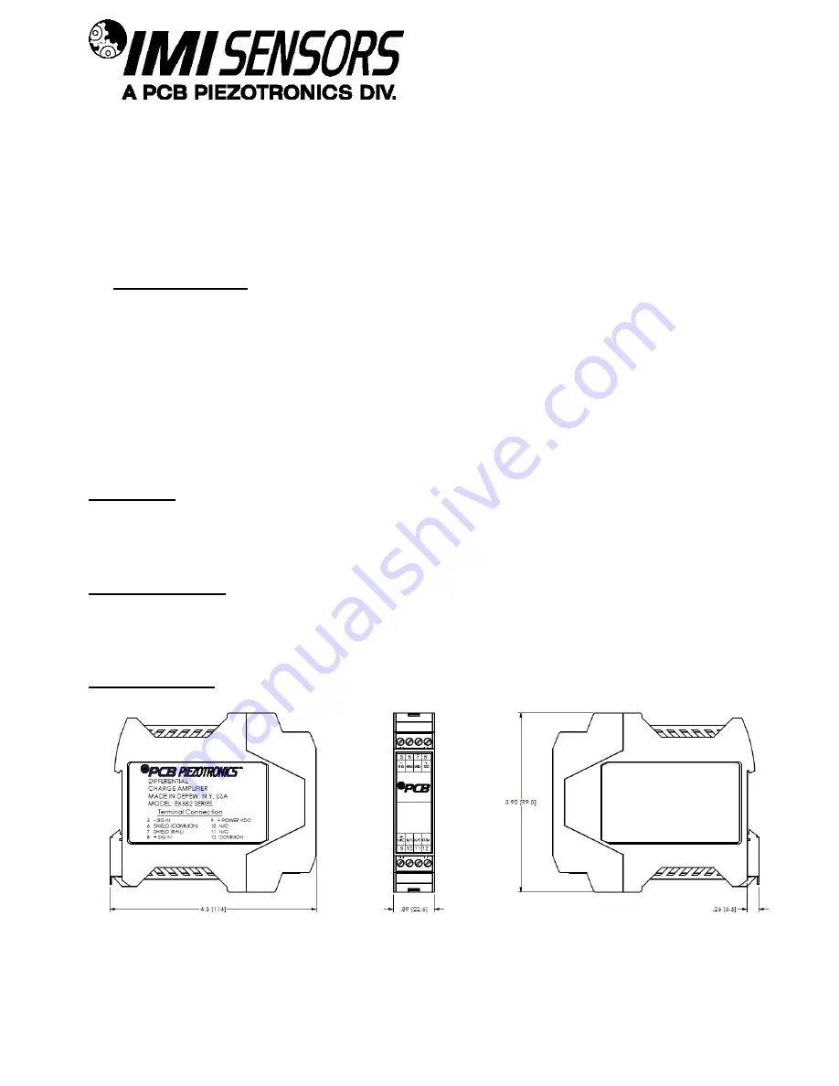 PCB Piezotronics EX682A40 Скачать руководство пользователя страница 8