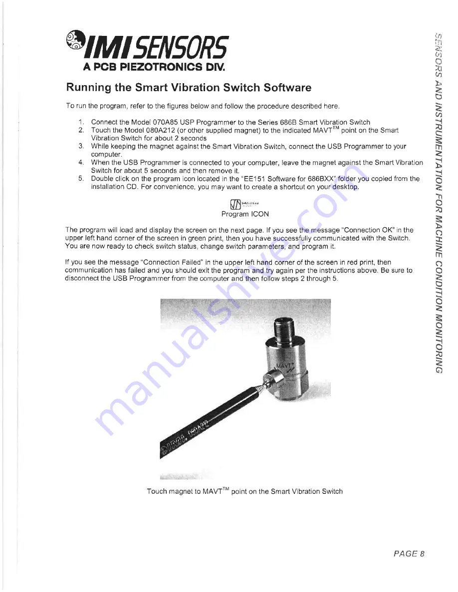 PCB Piezotronics IMI SENSORS 052BR010BZ Installation And Operating Manual Download Page 11