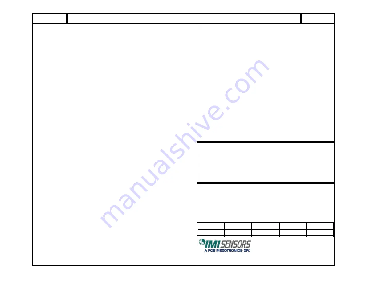 PCB Piezotronics IMI SENSORS 682A00 Скачать руководство пользователя страница 6