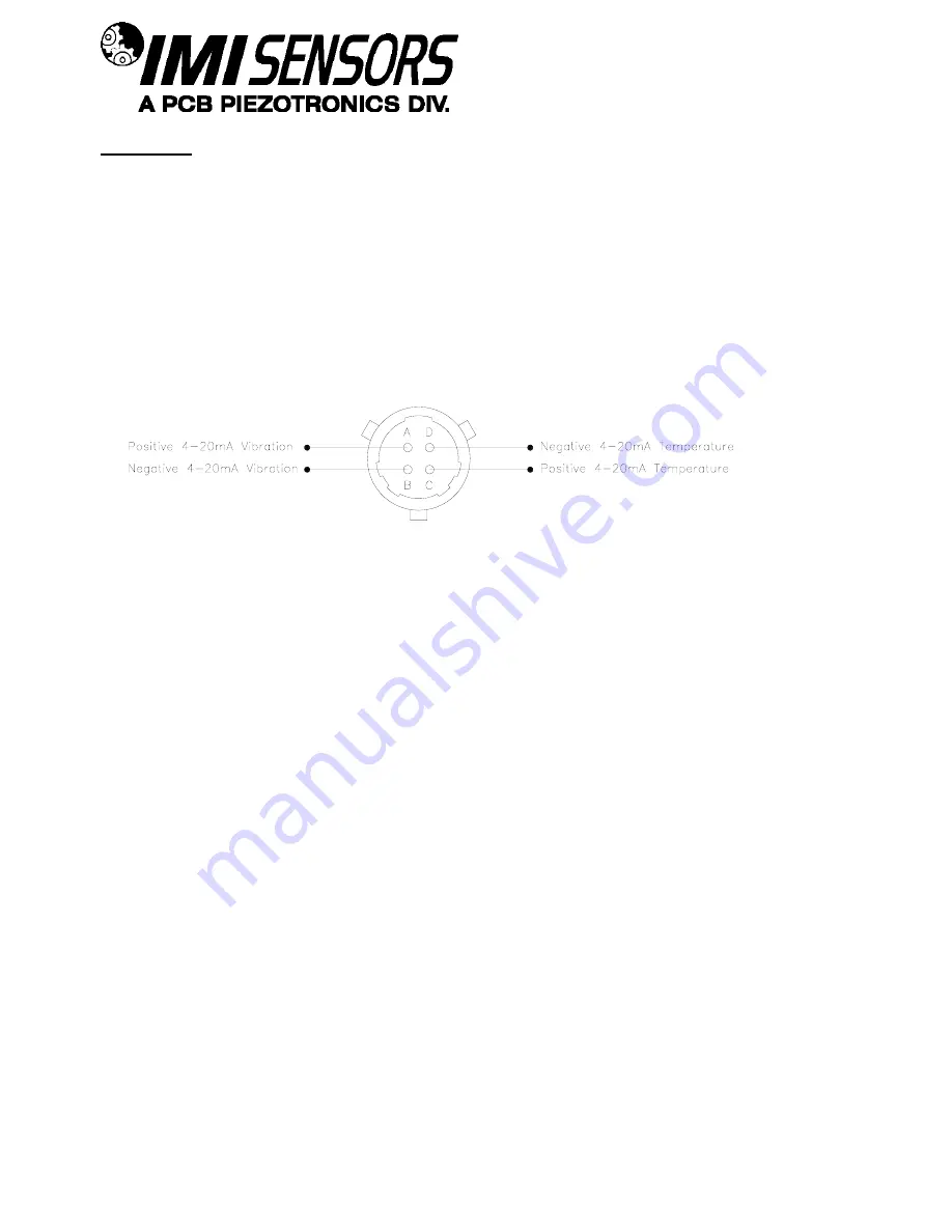 PCB Piezotronics IMI SENSORS HT646B02 Installation And Operating Manual Download Page 13