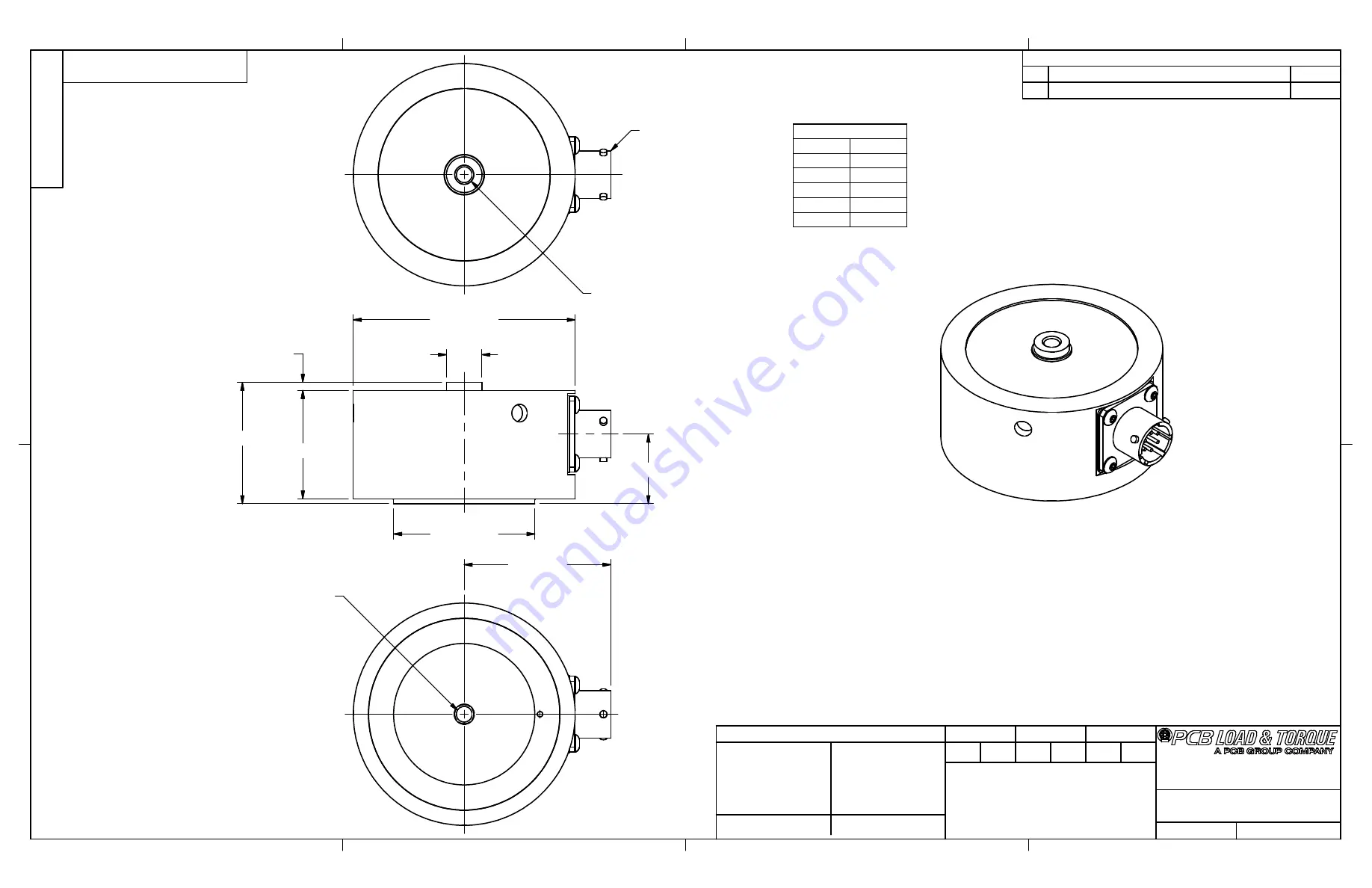 PCB Piezotronics PCB Load & Torque 1102-03A Installation And Operating Manual Download Page 12