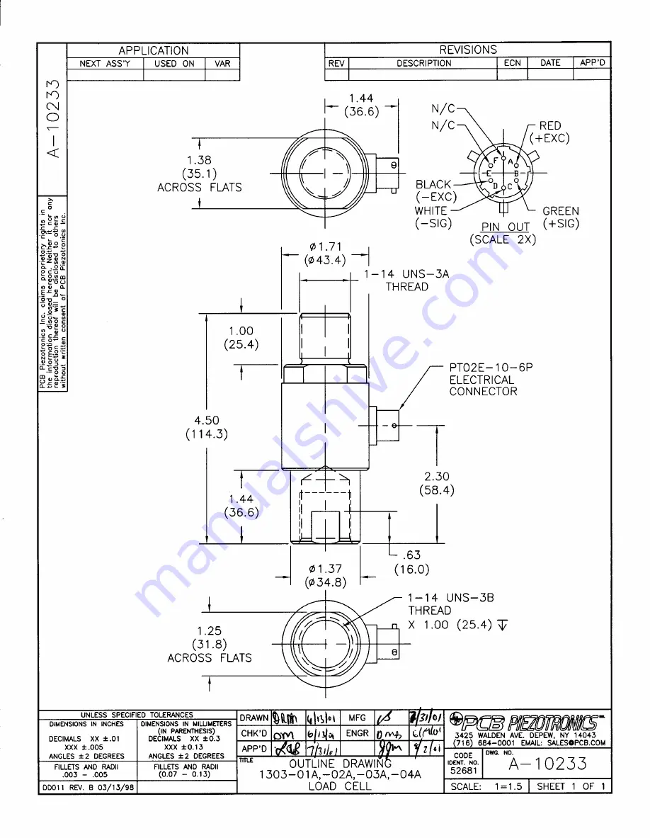 PCB 1303-03A Скачать руководство пользователя страница 9