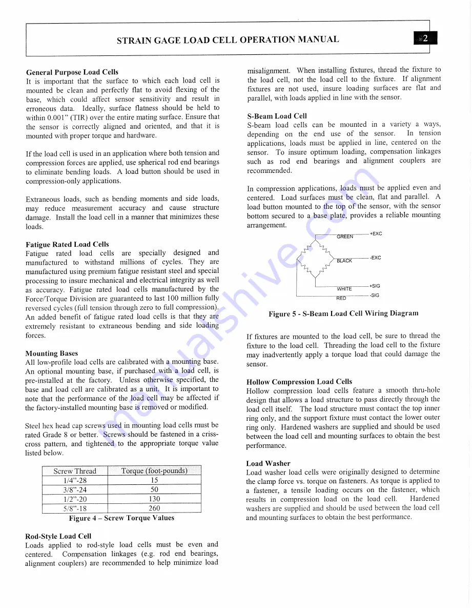 PCB LOAD & TORQUE M1203-04A Installation And Operating Manual Download Page 5