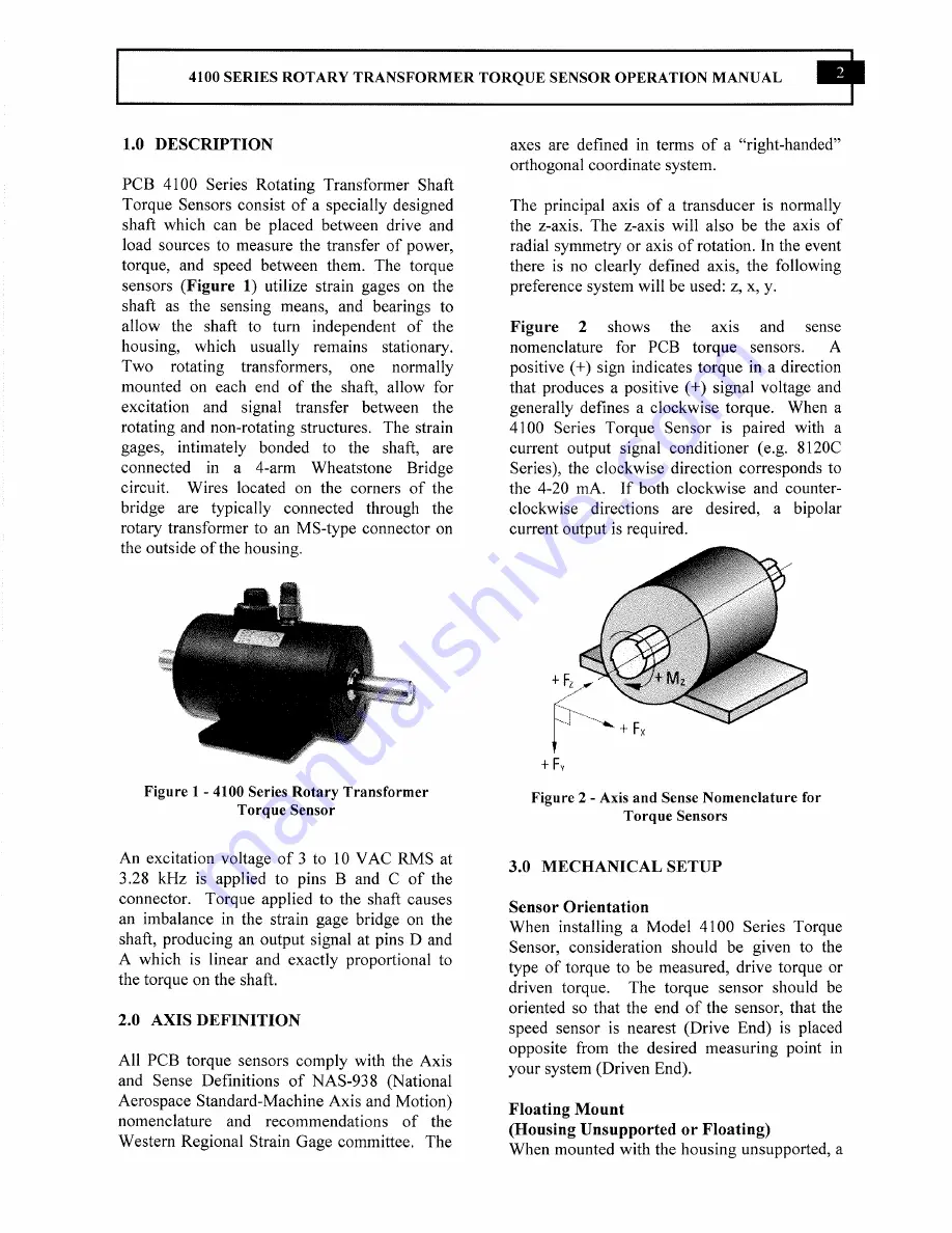 PCB Piezotronics 4115A-05A Installation And Operating Manual Download Page 6