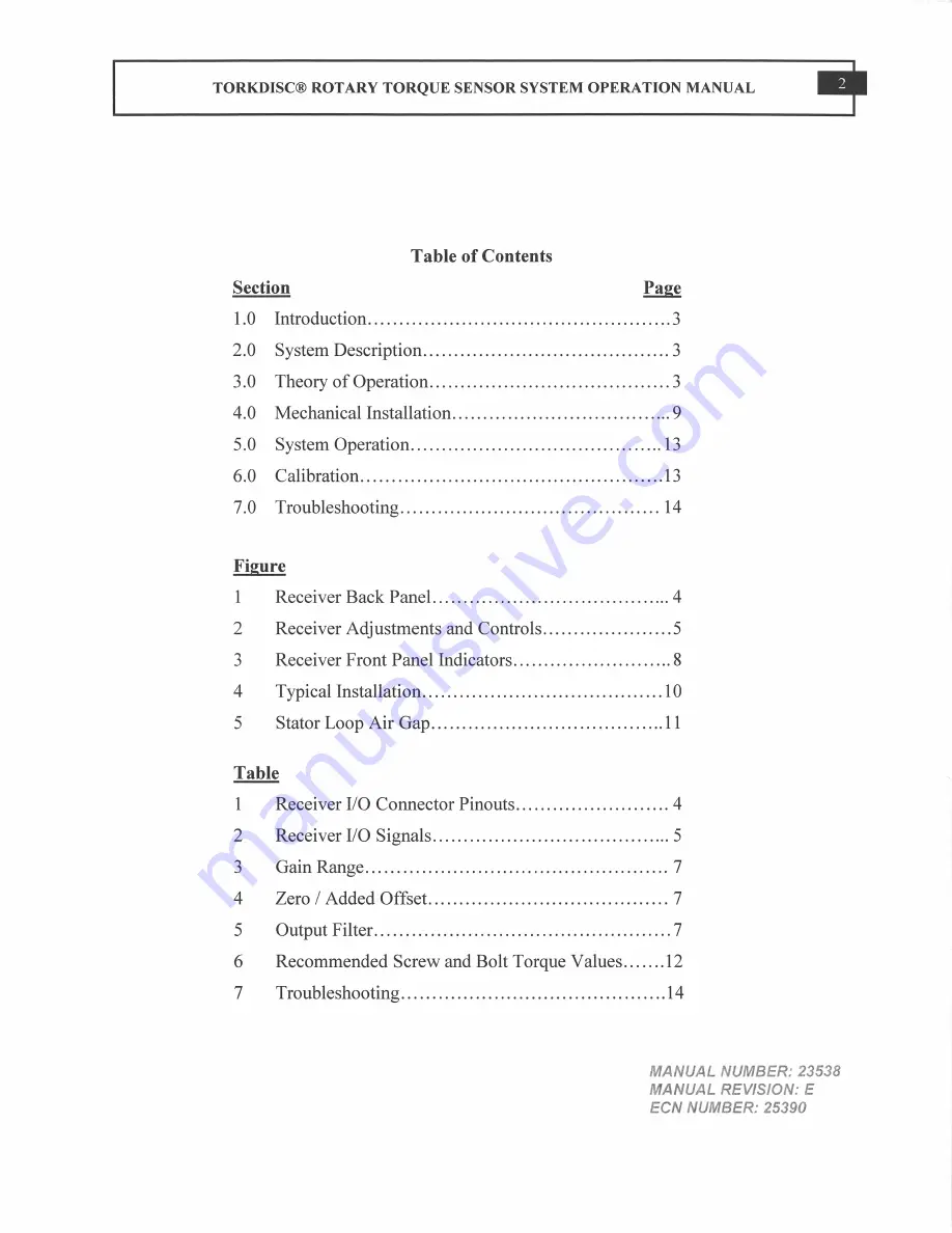 PCB TORKDISC 5302D-01A Installation And Operating Manual Download Page 5