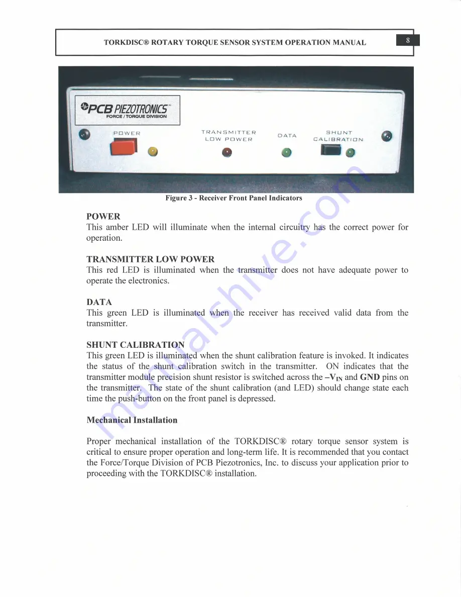 PCB TORKDISC 5302D-01A Installation And Operating Manual Download Page 11