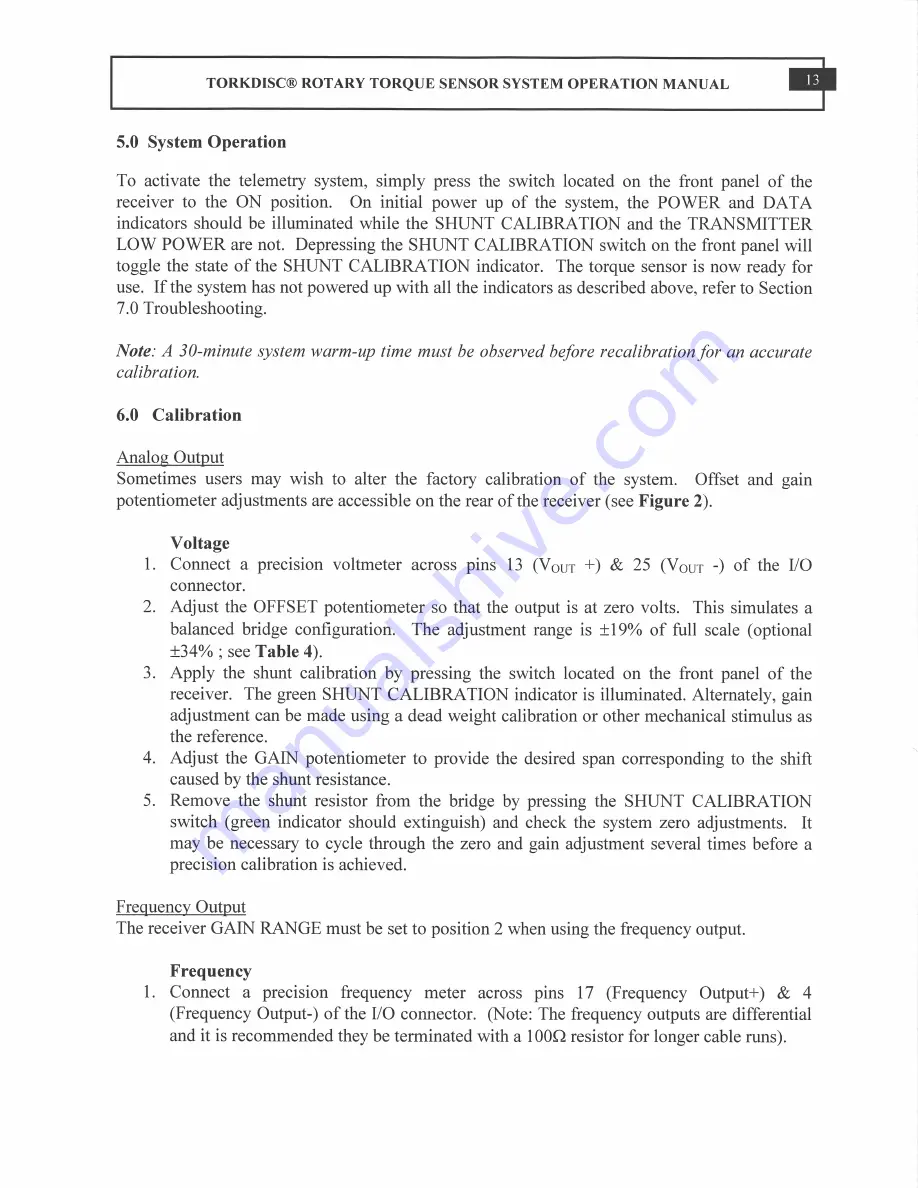 PCB TORKDISC 5302D-01A Installation And Operating Manual Download Page 16