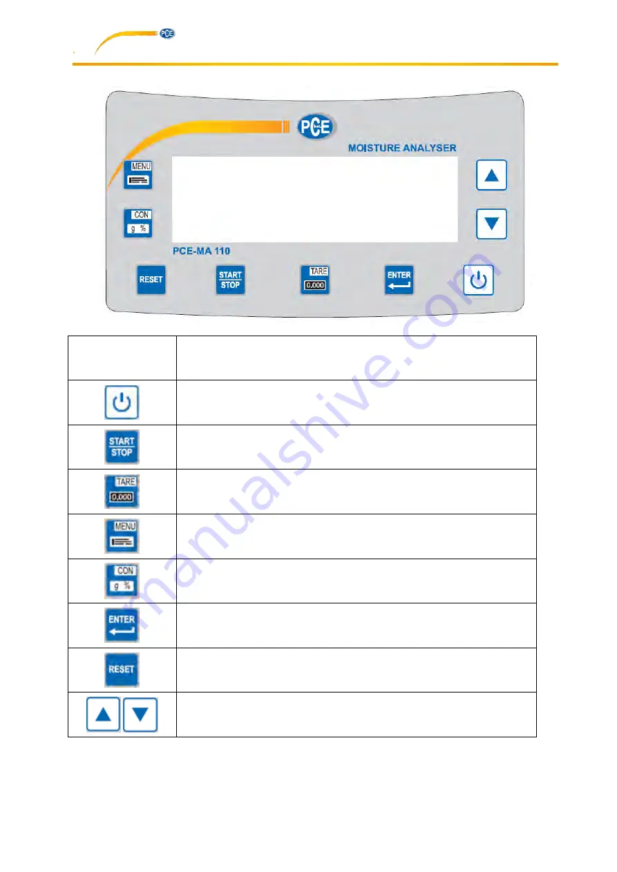 PCE Instruments PCE-MA 100 Manual Download Page 7