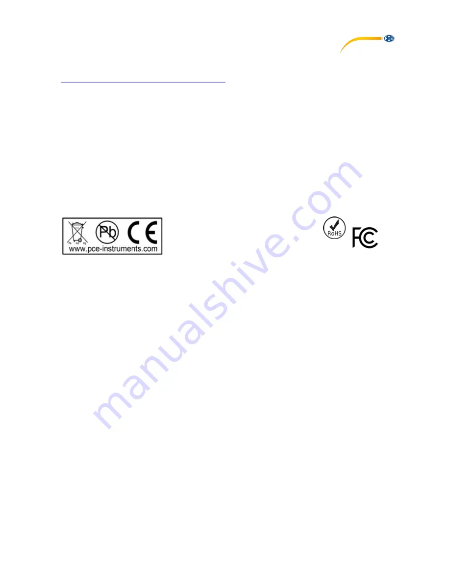 PCE Instruments PCE-VC20 User Manual Download Page 9