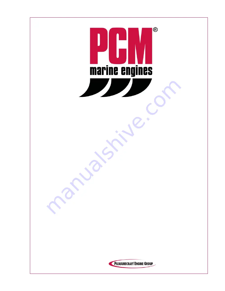 PCM 2007 5.0L MPI Owner'S Operation And Maintenance Manual Download Page 1