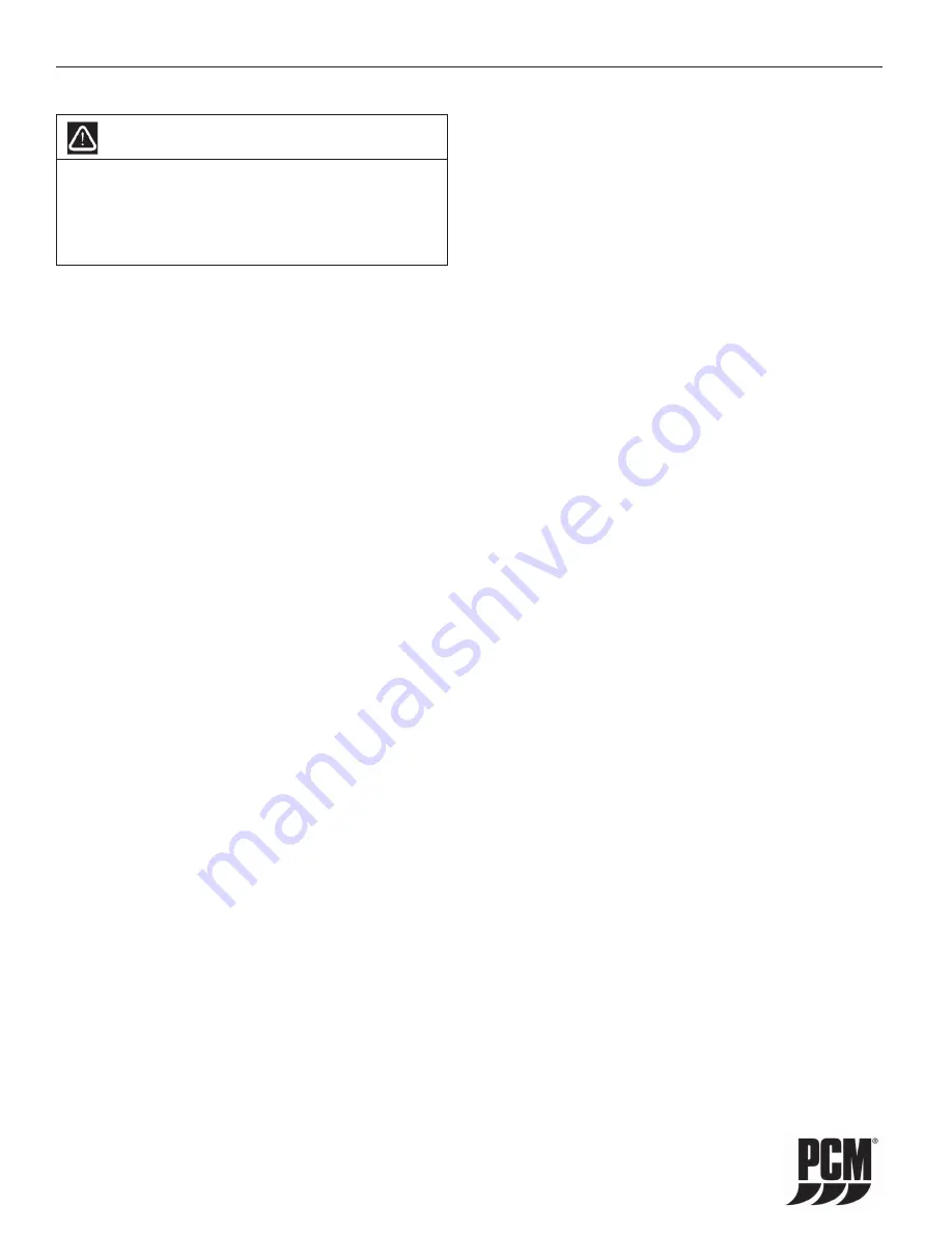 PCM 2007 5.0L MPI Owner'S Operation And Maintenance Manual Download Page 12