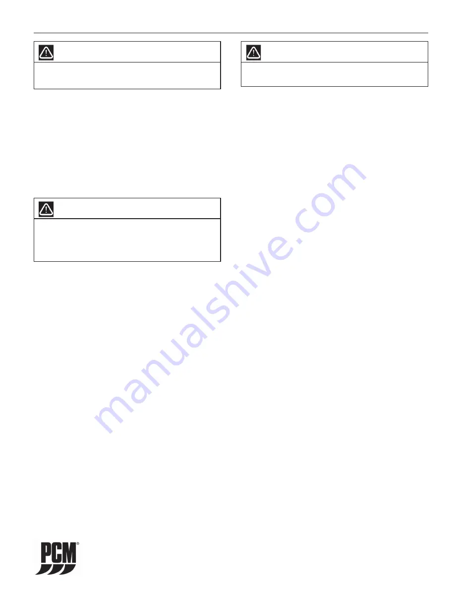 PCM 2007 5.0L MPI Owner'S Operation And Maintenance Manual Download Page 27