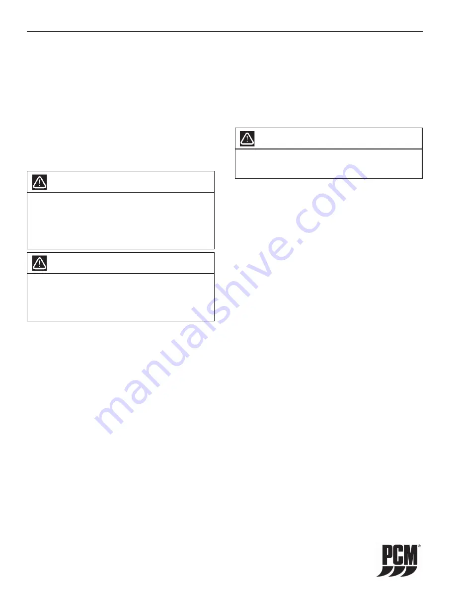 PCM 2007 5.0L MPI Owner'S Operation And Maintenance Manual Download Page 64