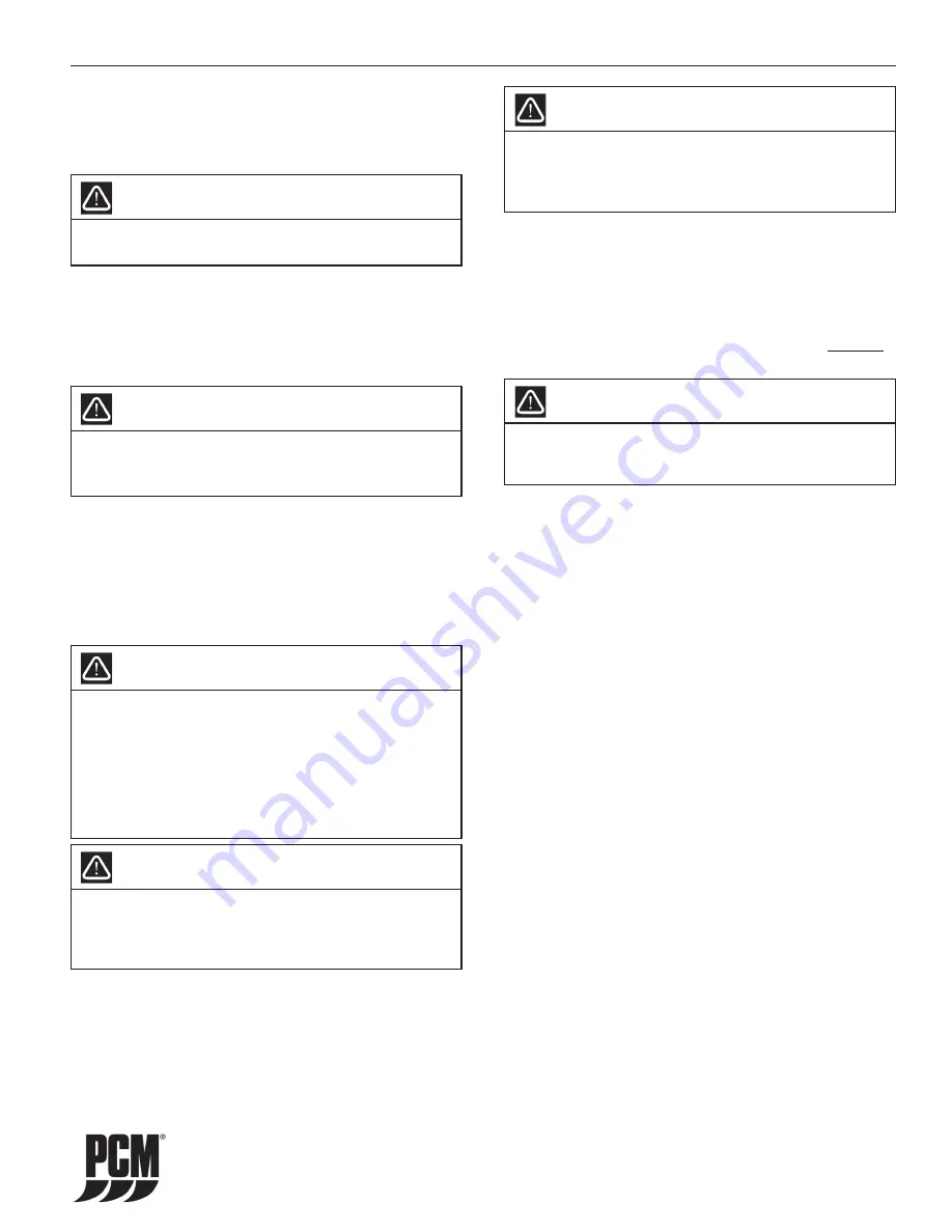 PCM 2008 Catanium CES 6.0L ZR-409 Owner'S Operation And Maintenance Manual Download Page 63