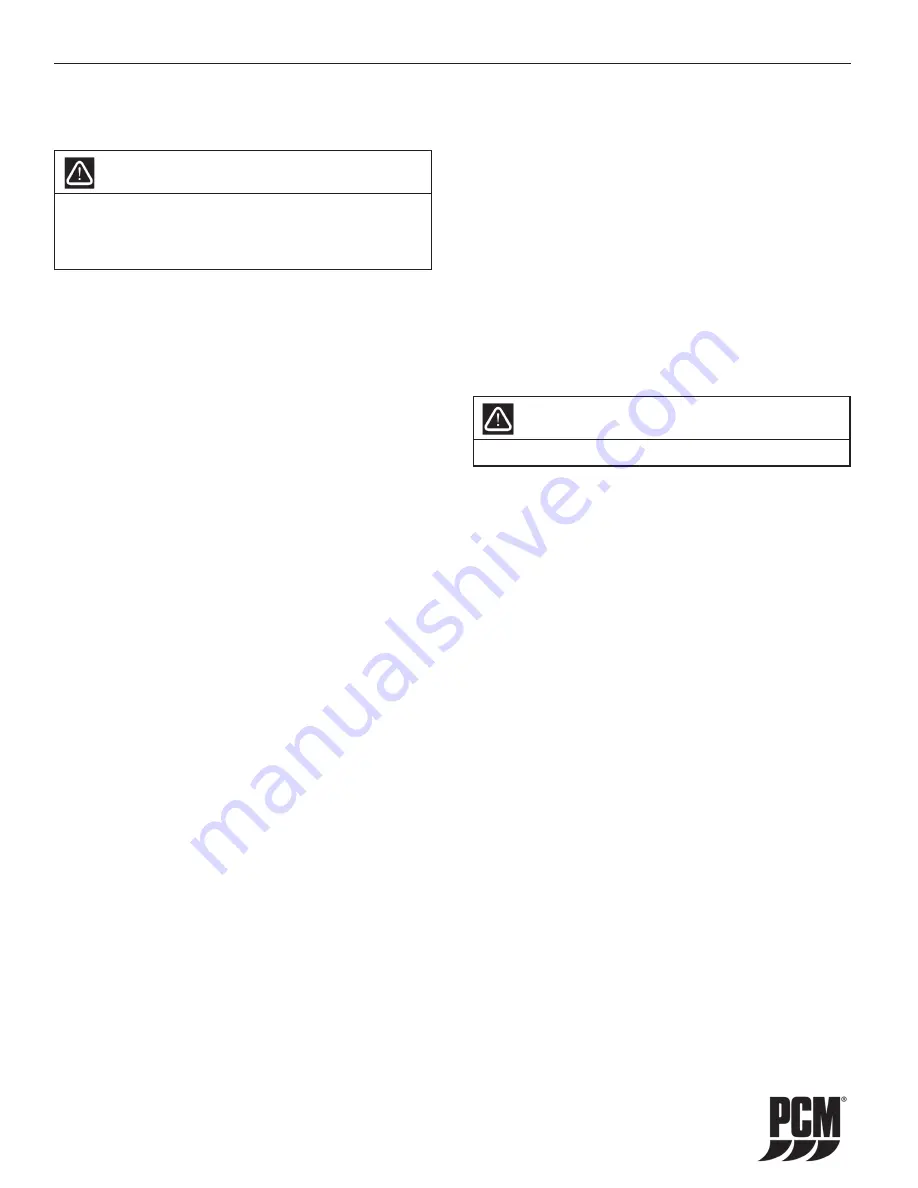 PCM 2008 Catanium CES 6.0L ZR-409 Owner'S Operation And Maintenance Manual Download Page 64