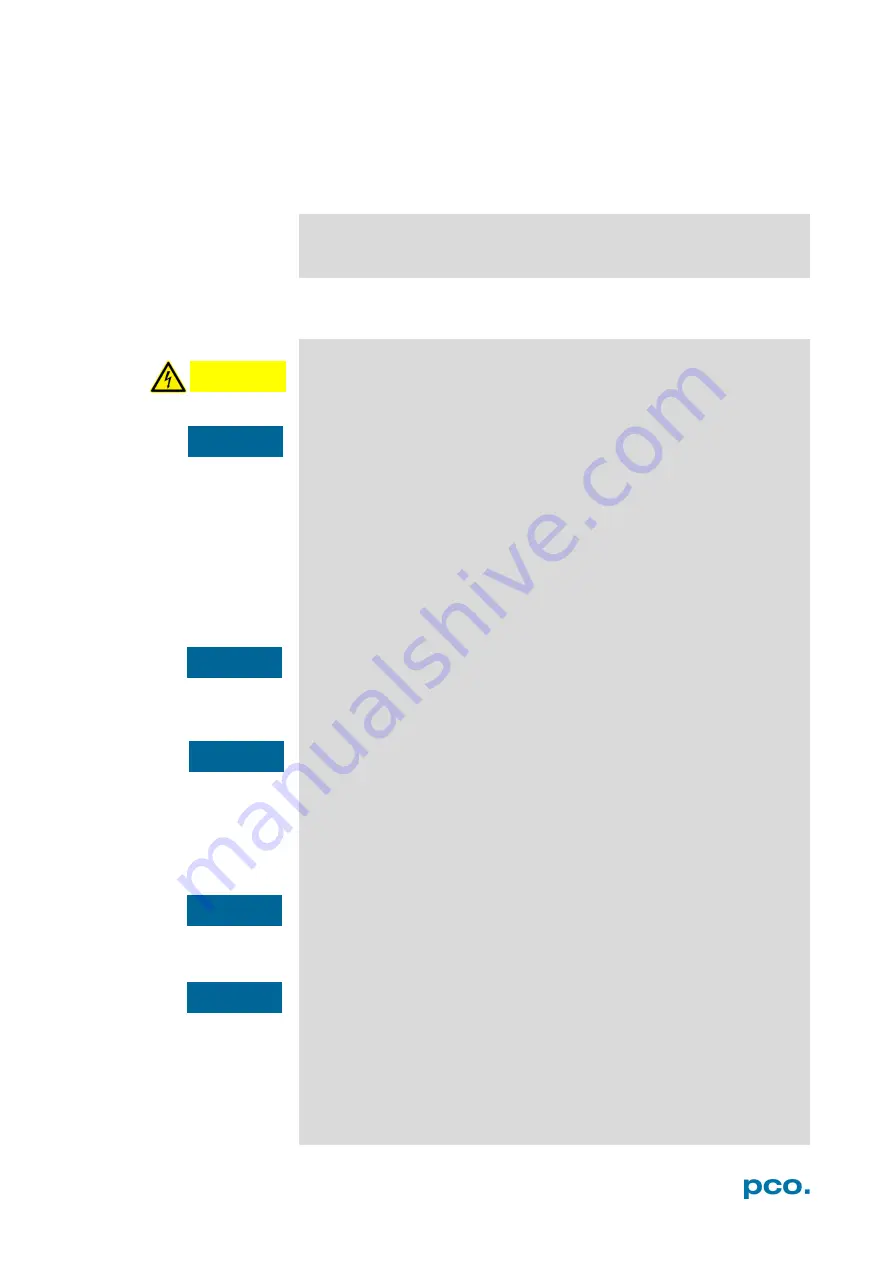 Pco ultraviolet User Manual Download Page 48