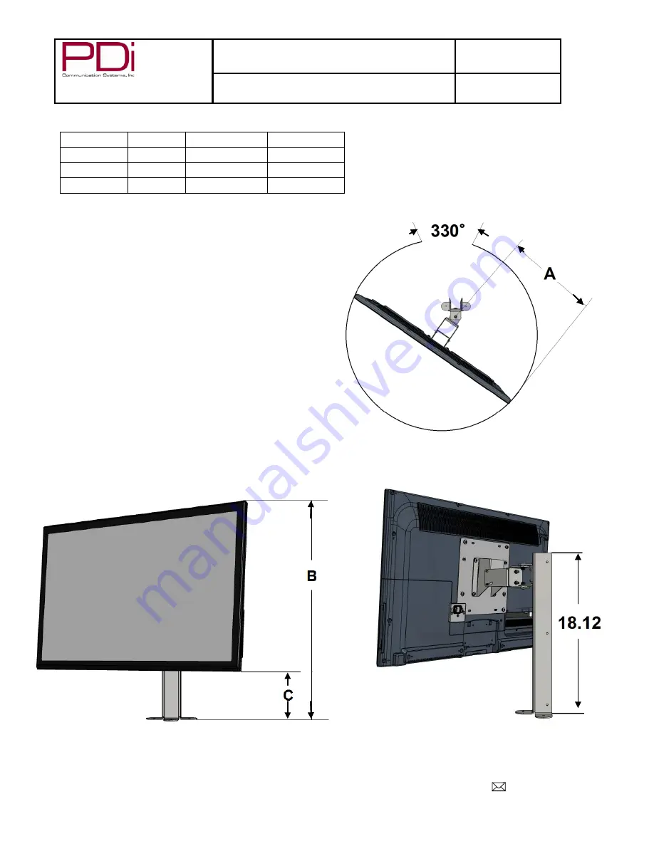 PDi PD181-618 Manual Download Page 3