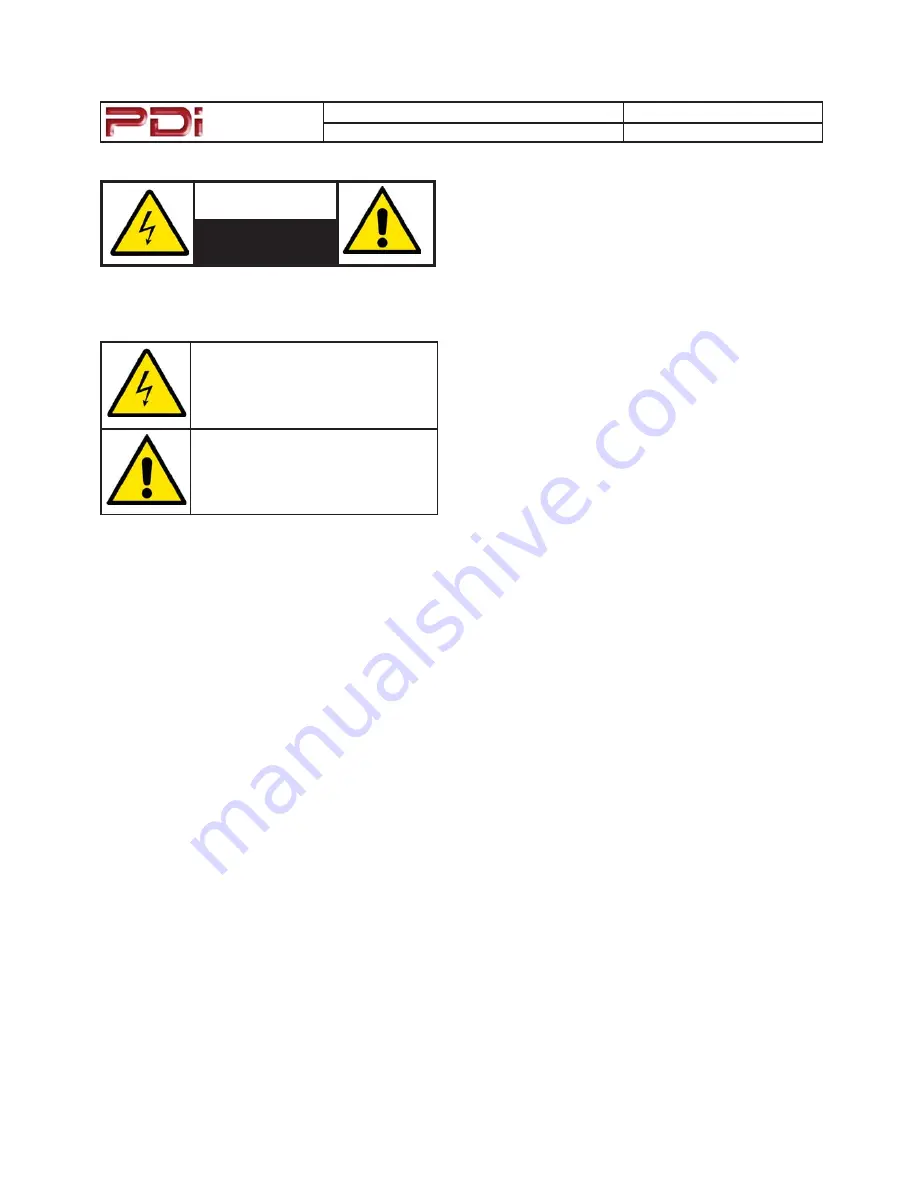 PDi PDI-CV2200 User Manual Download Page 2