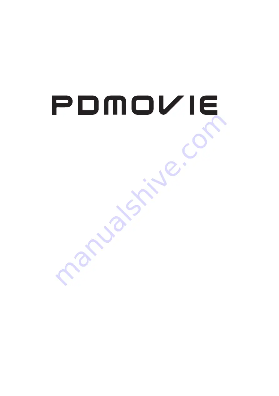 PDMOVIE Live Air 2 Manual Download Page 1