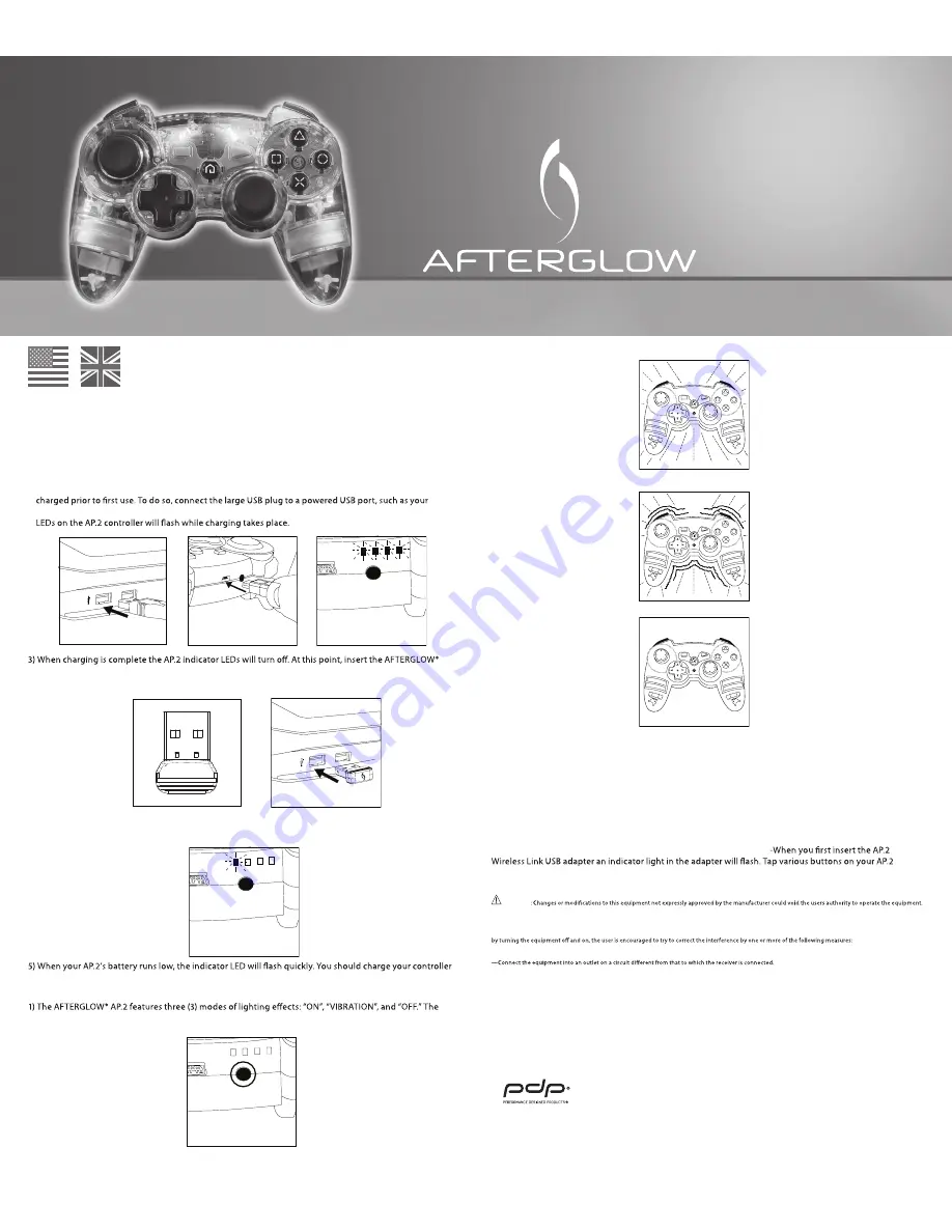 PDP AFTERGLOW AP.2 User Manual Download Page 1