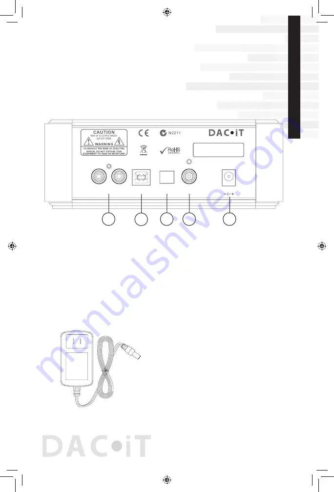 Peachtree Audio DAC iT Manual Download Page 6