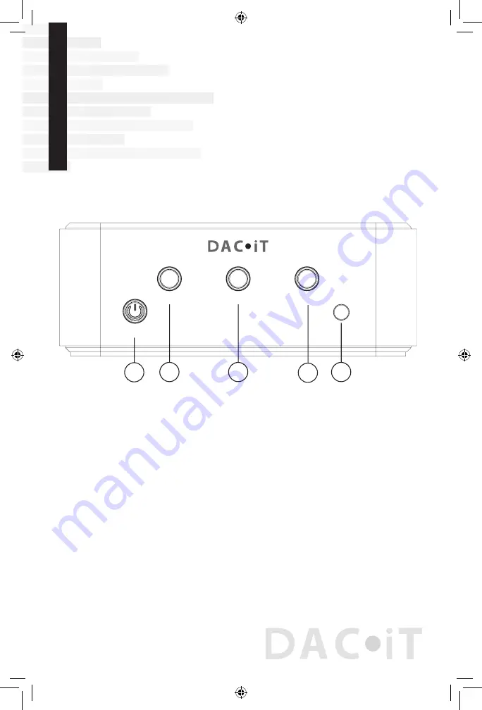 Peachtree Audio DAC iT Manual Download Page 18