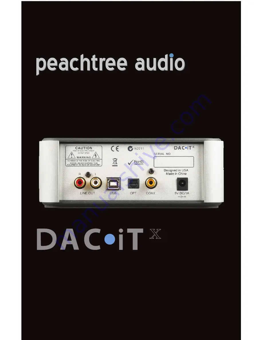 Peachtree Audio DAC iTx User Manual Download Page 16