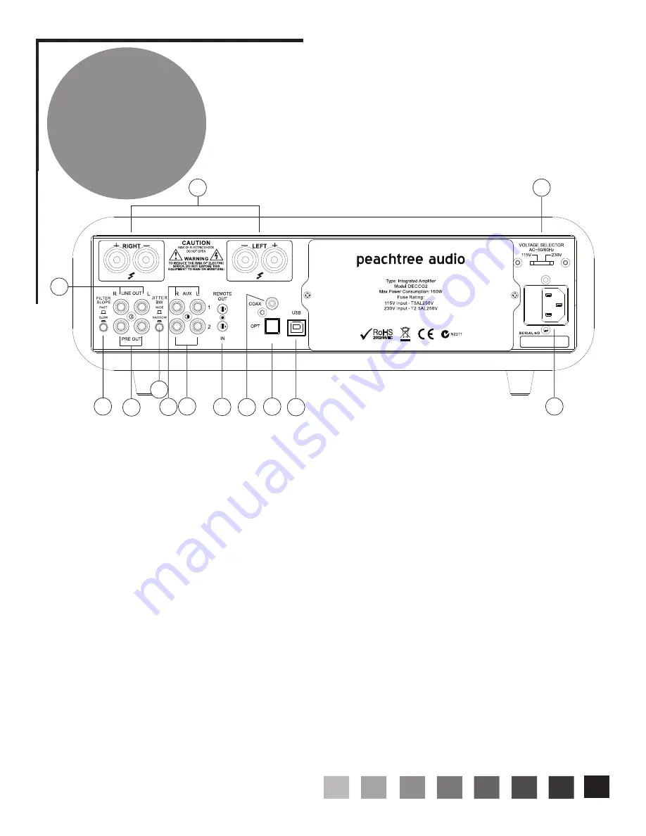 Peachtree Audio Decco2 Owner'S Manual Download Page 6