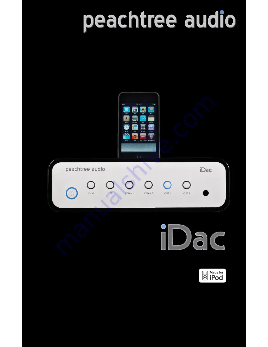 Peachtree Audio iDac Скачать руководство пользователя страница 1