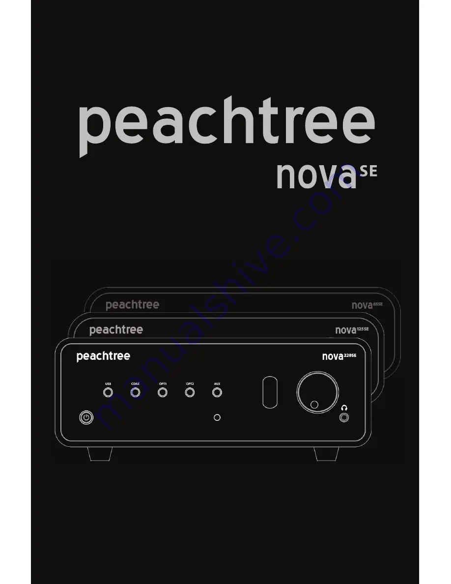 Peachtree Audio nova se Скачать руководство пользователя страница 1