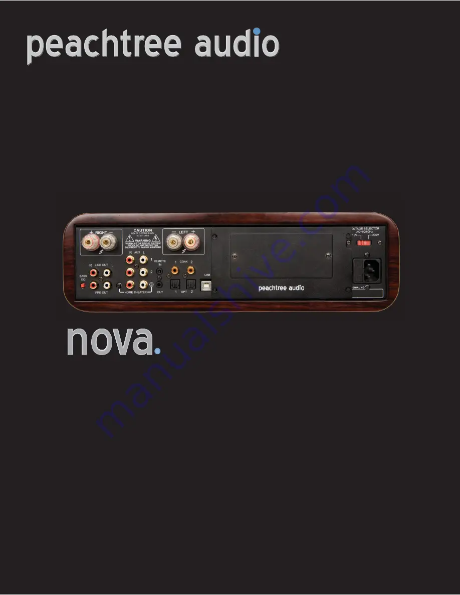 Peachtree Audio Nova Owner'S Manual Download Page 14