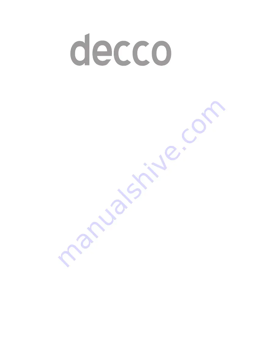 Peachtree decco 125 Manual Download Page 4