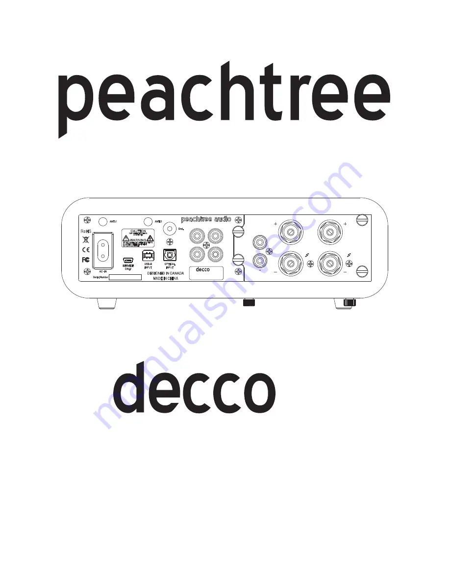 Peachtree decco 125 Manual Download Page 16