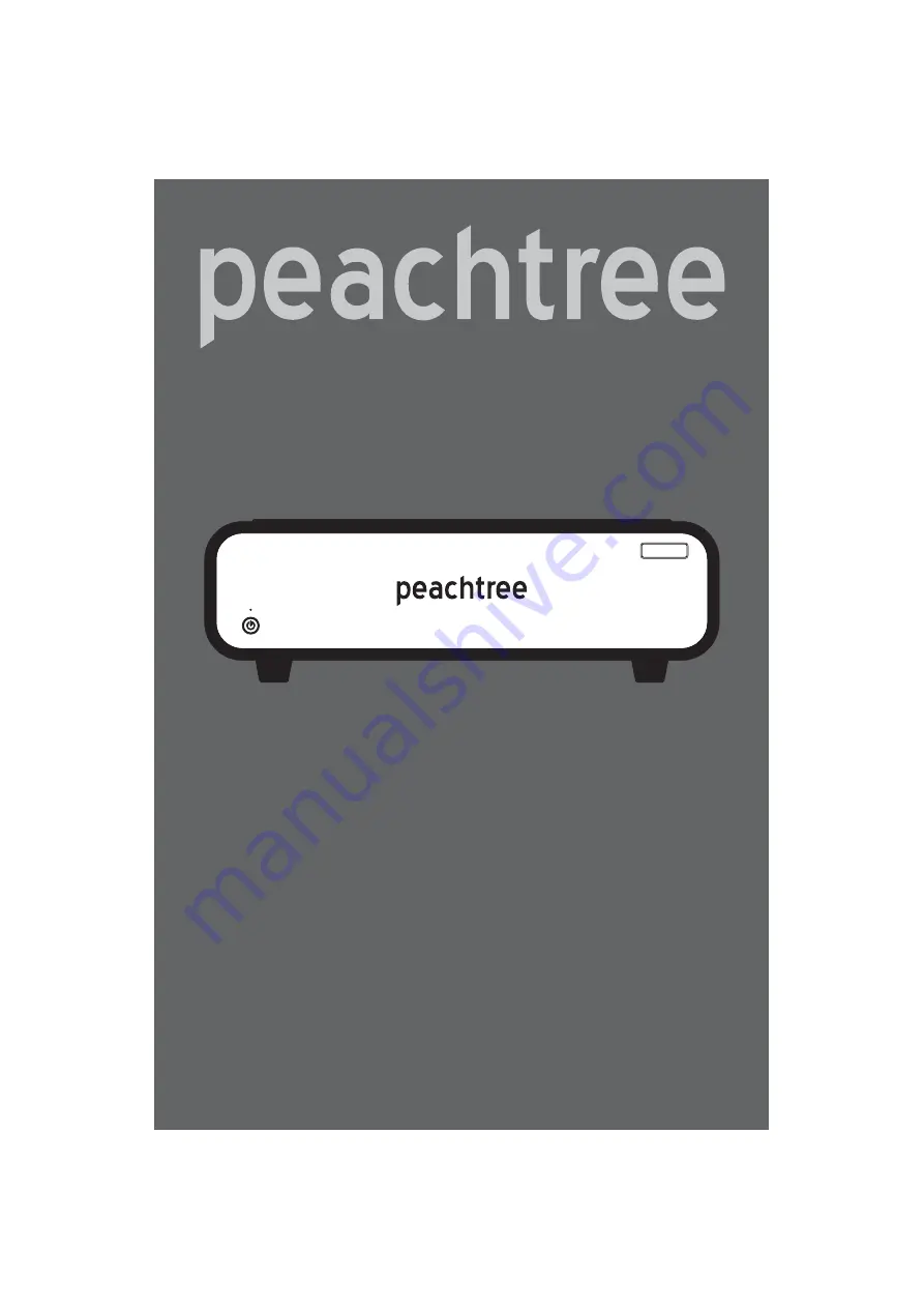 Peachtree GaN400 Manual Download Page 1