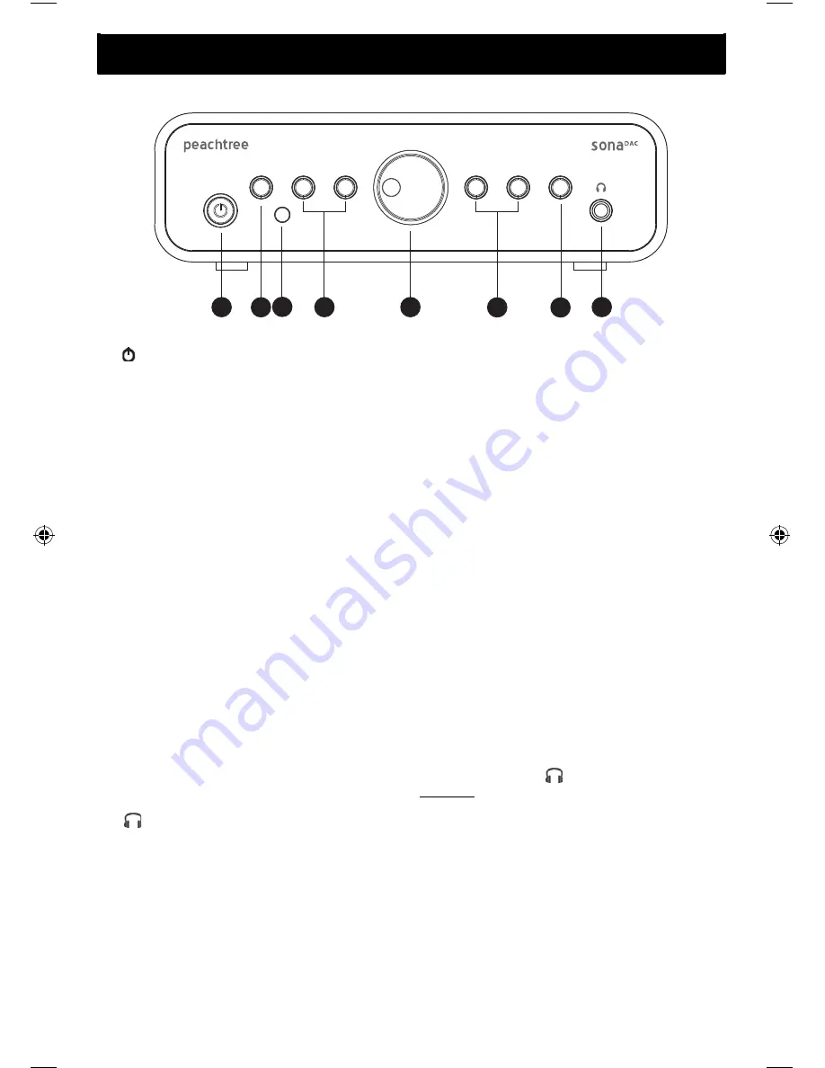 Peachtree sona DAC Instruction Manual Download Page 8