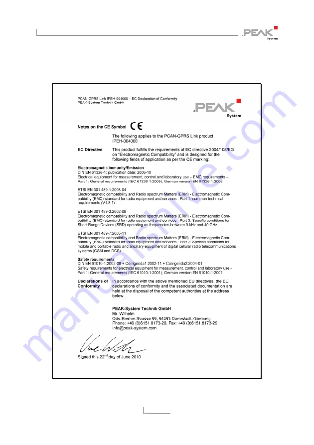 Peak PCAN-GPRS Link User Manual Download Page 39