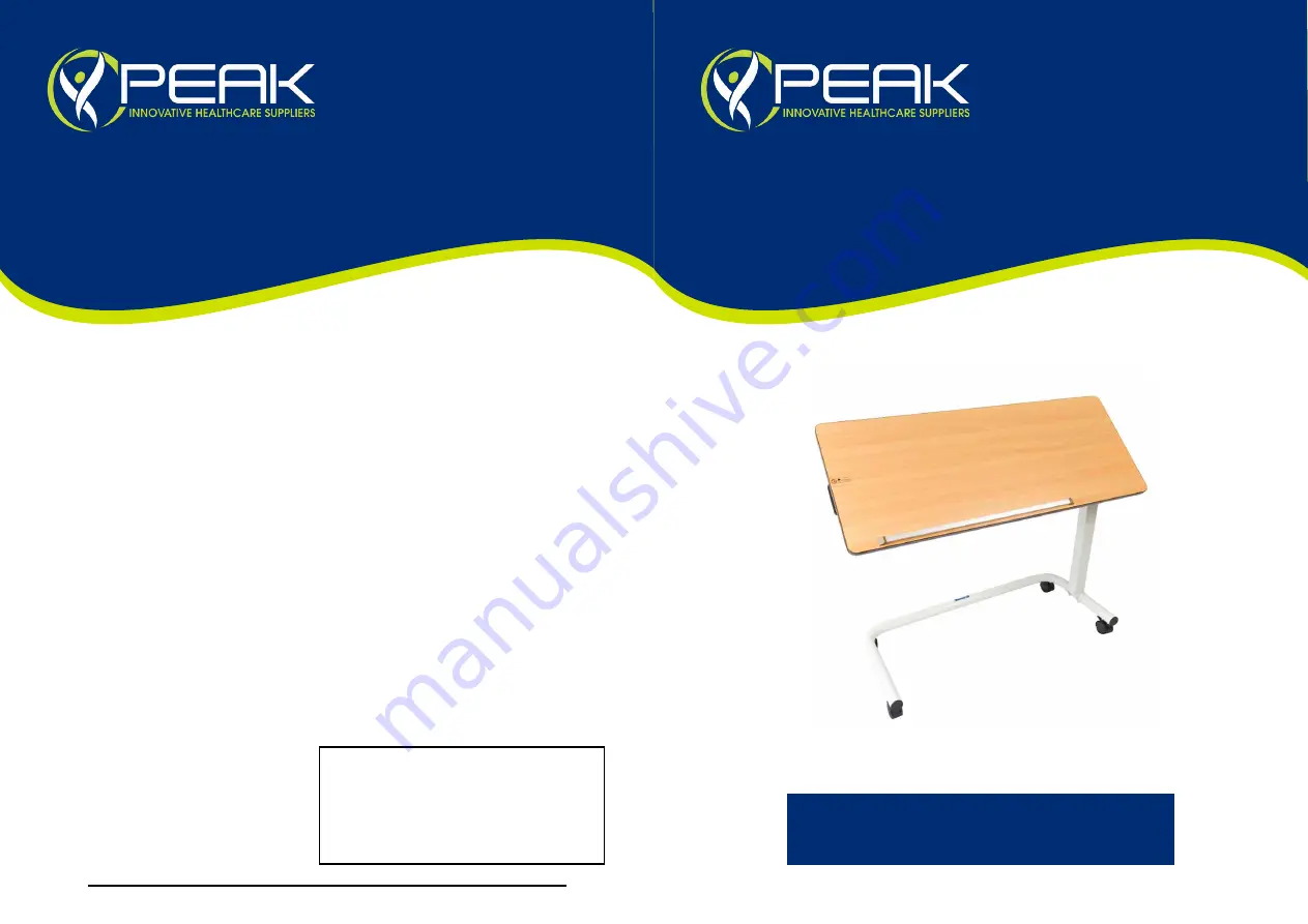 Peak SE-024 User Manual Download Page 1