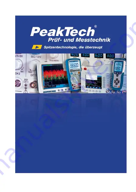 PeakTech 5600 Operation Manual Download Page 1