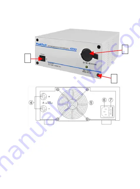 PeakTech 6230 Operation Manual Download Page 14