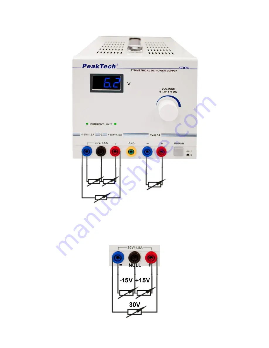 PeakTech 6300 Operation Manual Download Page 11