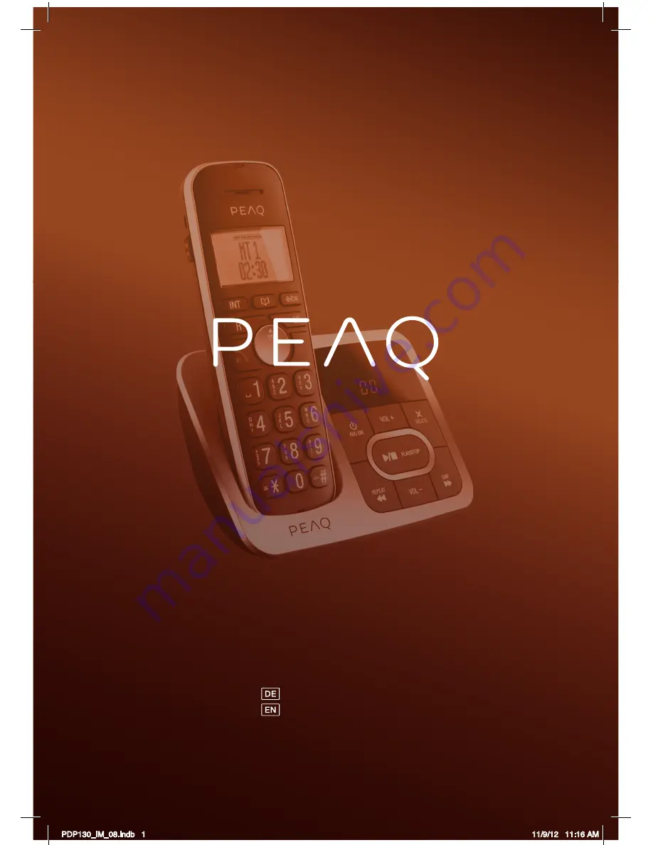 Peaq PDP130 User Manual Download Page 1