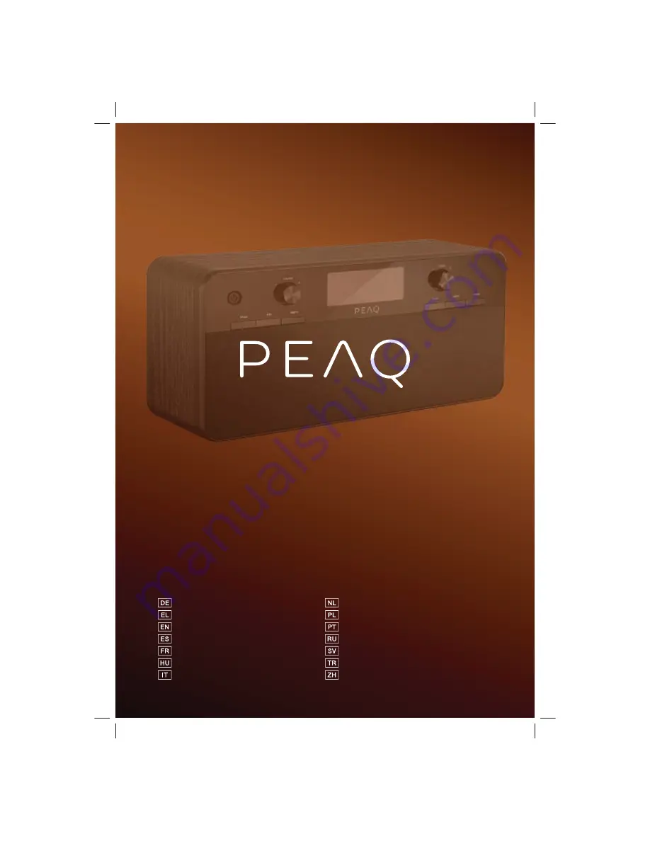 Peaq PDR100 User Manual Download Page 1