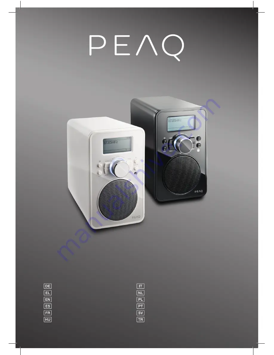 Peaq PDR210 Quick Start Manual Download Page 1