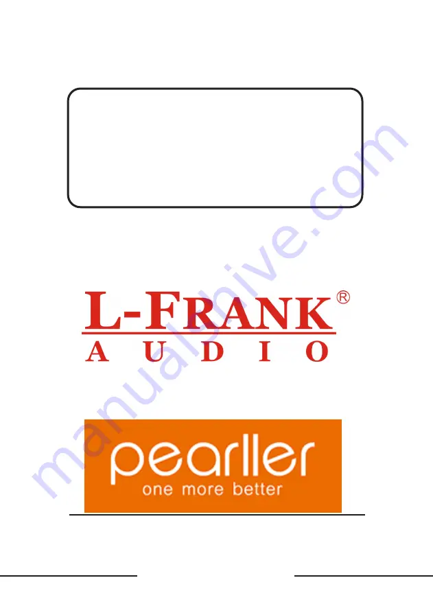 Pearller L-FRANK H Y7240M Manual Download Page 1