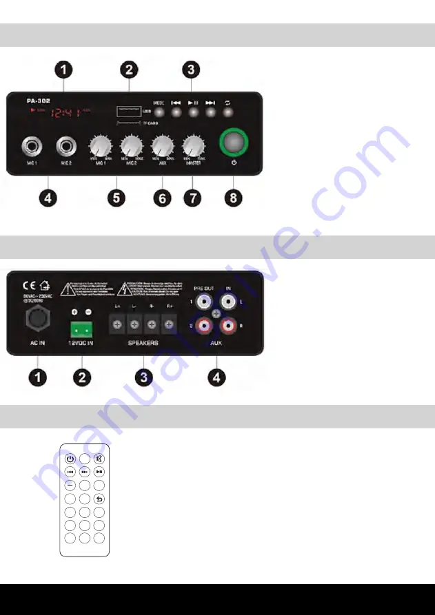 Pearller PA302MBT Instruction Manual Download Page 6