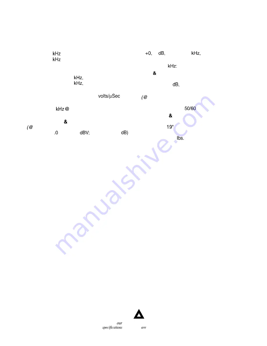 Peavey 2.6 C Operating Manual Download Page 5