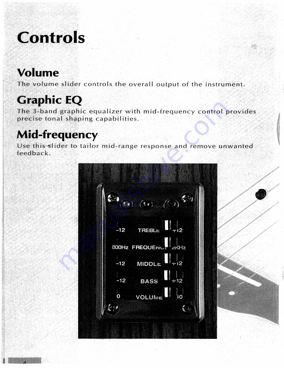 Peavey 80302173 Скачать руководство пользователя страница 5